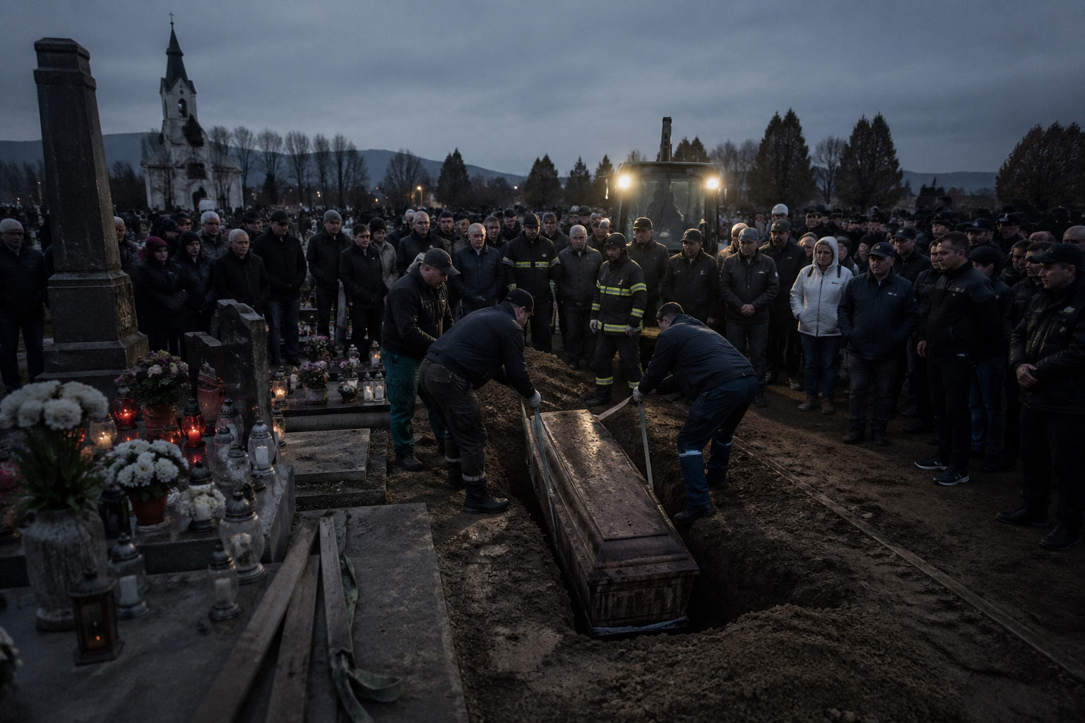 Rodzina usłyszała stukanie i wołanie z grobu