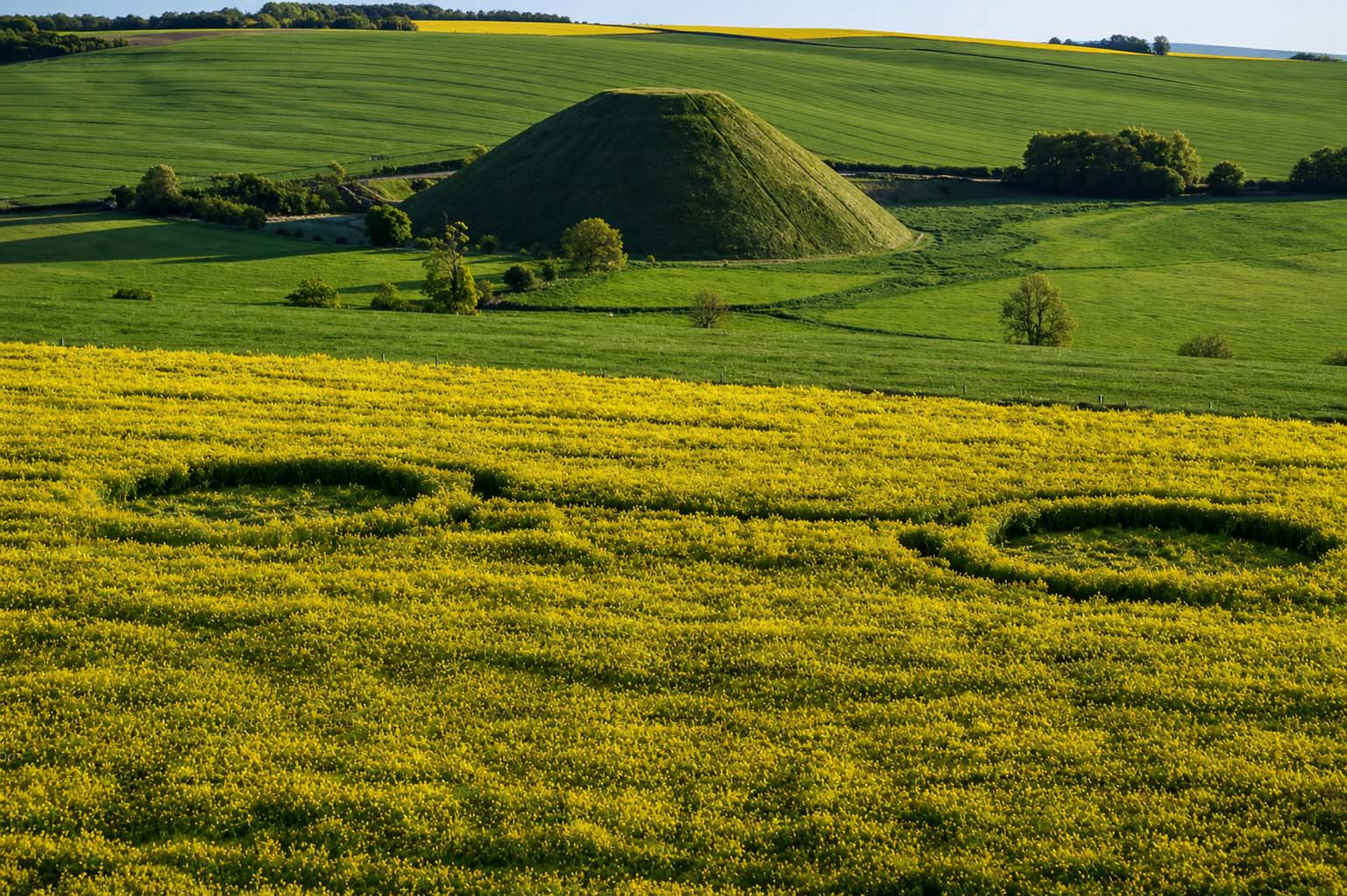 Nowy krąg zbożowy w Avebury. Druga formacja sezonu 2026
